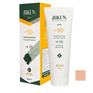کرم ضدآفتاب رنگی پوست چرب بیکن SPF50 مدل +2 حجم 50 میل
