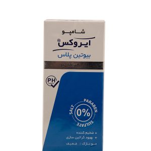 خرید شامپو بیوتین پلاس ایروکس 200 گرم