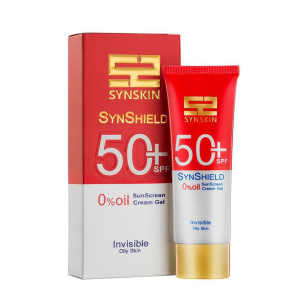 خرید کرم ژل ضد آفتاب بی رنگ فاقد چربی ساین شیلد اس پی اف 50 ساین اسکین