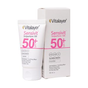 خرید کرم ضد آفتاب SPF50 پوست حساس ویتالیر 50 میلی لیتر