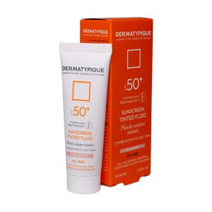 کرم ضد آفتاب ضد لک و روشن کننده SPF50 درماتیپیک 40 میلی لیتر