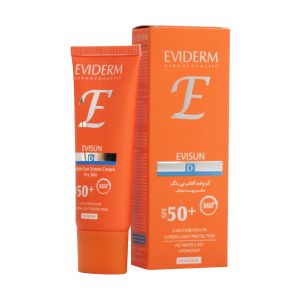 کرم ضد آفتاب بی رنگ پوست خشک SPF50 اویدرم 40 میلی لیتر