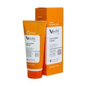 کرم ضد آفتاب بی رنگ SPF50 وچه مناسب پوست خشک و معمولی 40 میلی لیتر