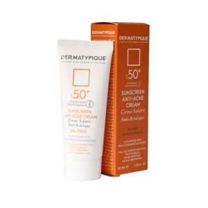 ضد آفتاب بی رنگ پوست چرب و جوش‌دار +SPF50 درماتیپیک