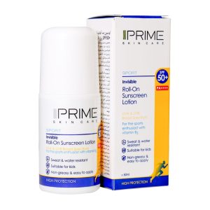 لوسیون رولی ضد آفتاب +SPF50 پرایم فاقد رنگ 50 میلی لیتر