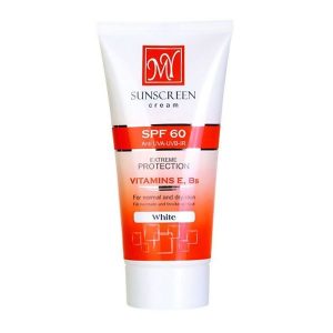 کرم ضد آفتاب بی رنگ مای spf 60 مخصوص پوست خشک و نرمال