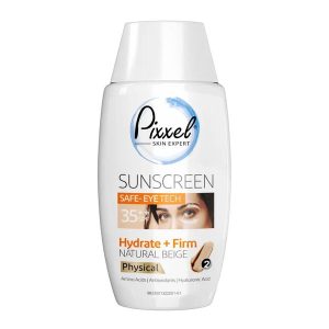 ضد آفتاب دور چشم و صورت فیزیکال بژ طبیعی شماره 2 SPF35 پیکسل | 50 میل
