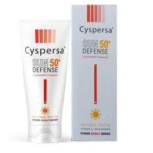 کرم ضد آفتاب رنگی بژ طبیعی روشن کننده SPF50 سیسپرسا 50 میل